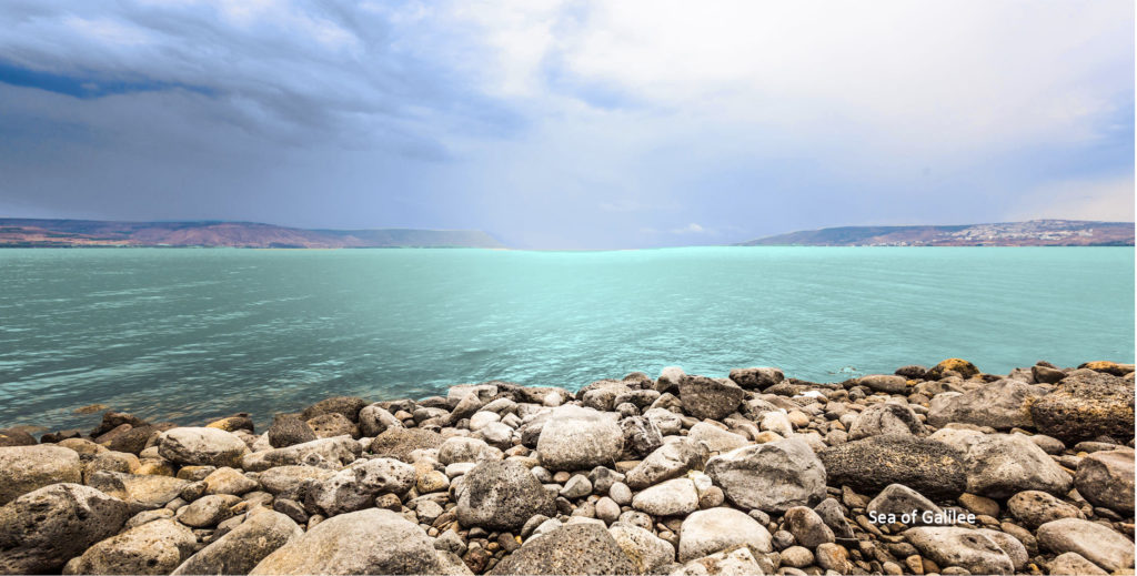 Around the Sea of Galilee the mission took place